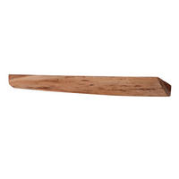 WANDREGAL Edge Braun 60/13/ 4 cm 3er-Set - Braun, Holz (13/4/60cm) - Hoyz Collection