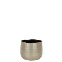 BLUMENTOPF PATROON - Töpferei - Grau - M - Ø 22 cm - Grau, Keramik (22/18cm) - J-Line