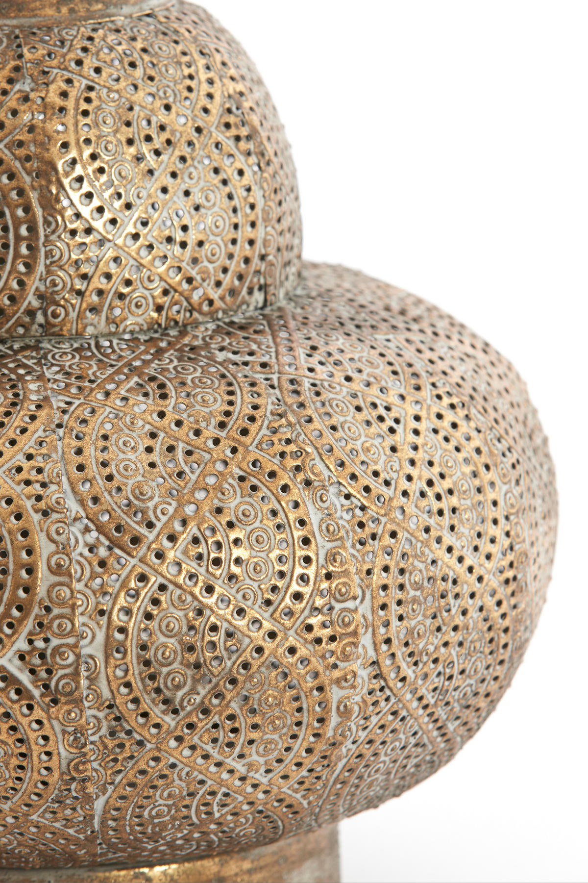 LAMPENSOCKEL Ryota Braun 26/26/34.5 cm - Braun, Metall (26/26/34.5cm) - Light & Living