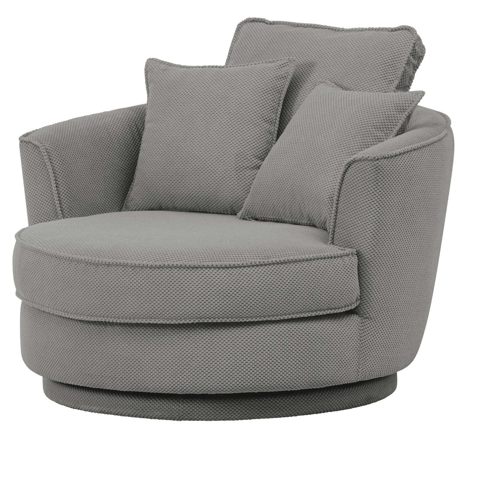XXXLutz Drehsessel Grau 120x86x120 cm