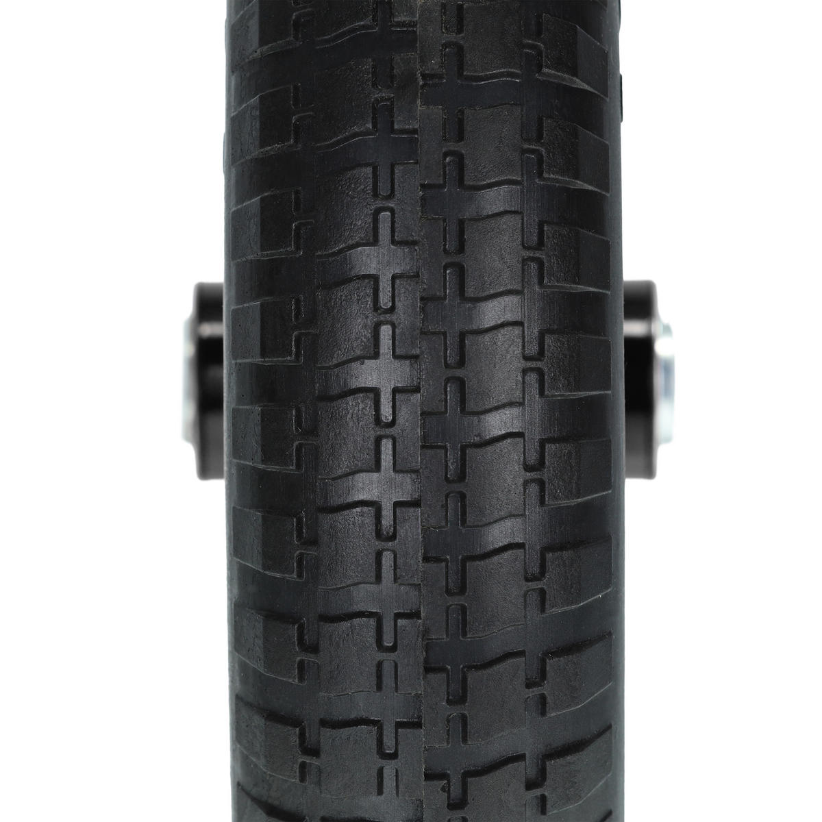 SCHUBKARRENRAD - Schwarz, Kunststoff/Metall (34.5/34.5/9cm) - Relaxdays