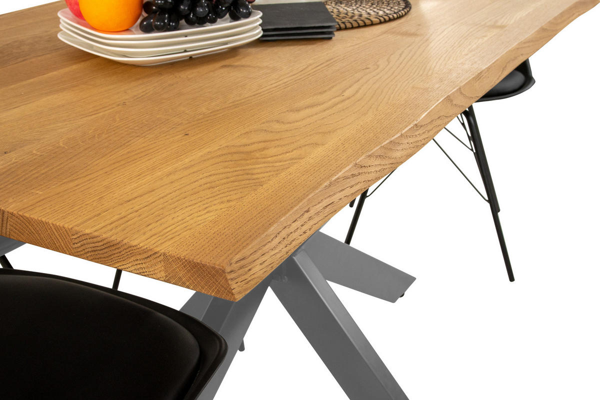 ESSTISCH SALVADOR - Eichefarben/Beige, Holz (80/120/77cm) - SAM