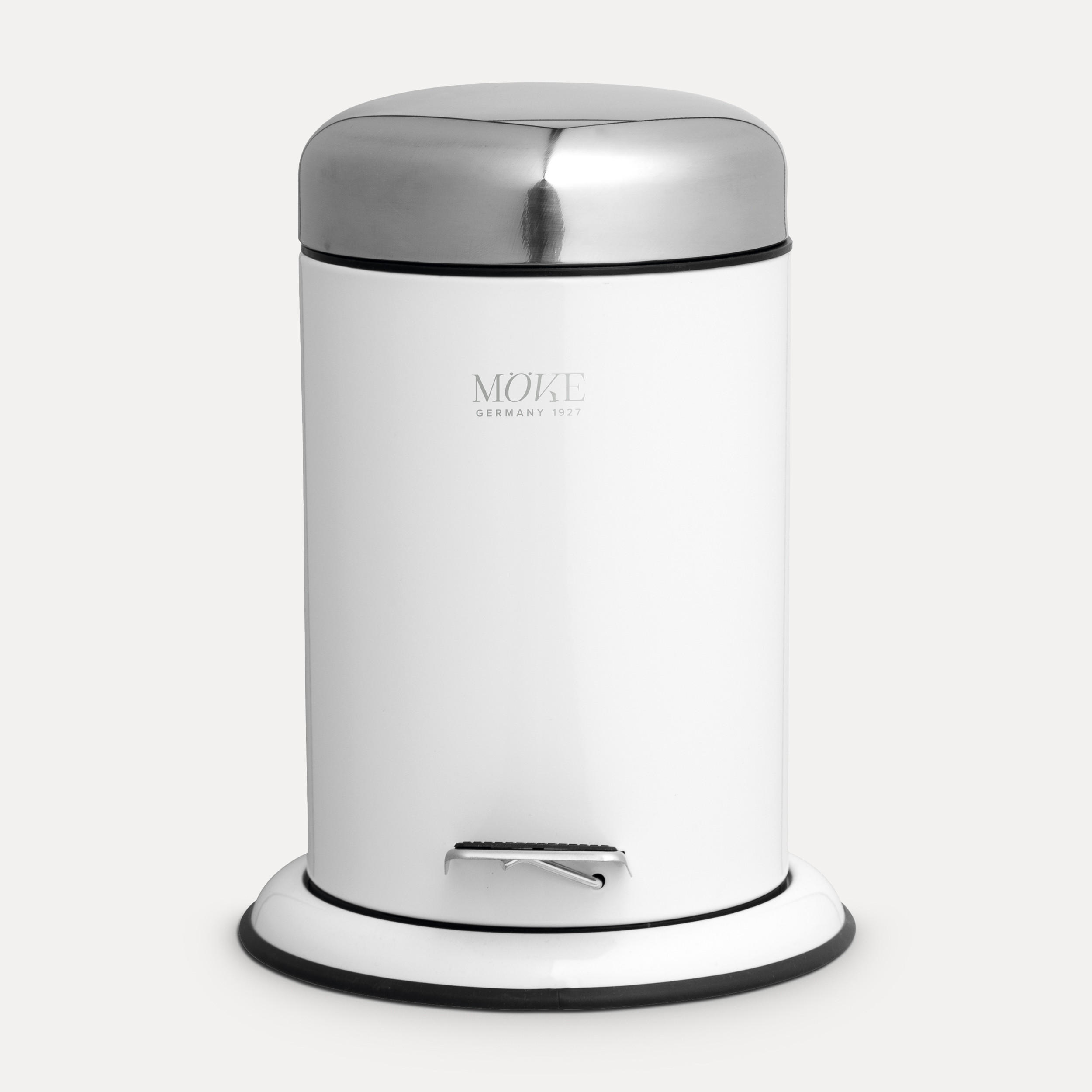 TRETEIMER PUSH - Weiß, Metall (22/30/22cm) - MÖVE