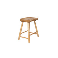 FUSSHOCKER Vander Fußhocker/ Zitshocker Natural - Naturfarben, Holz (43/46/33cm) - Housecraft Living