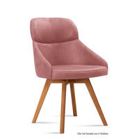 ESSZIMMERSTUHL (6er-Set) Donna 52x82x63 Eiche geölt/Rosewood - Eichefarben/Dunkelrosa, Kunststoff (63/82/52cm) - 58aufmkessel