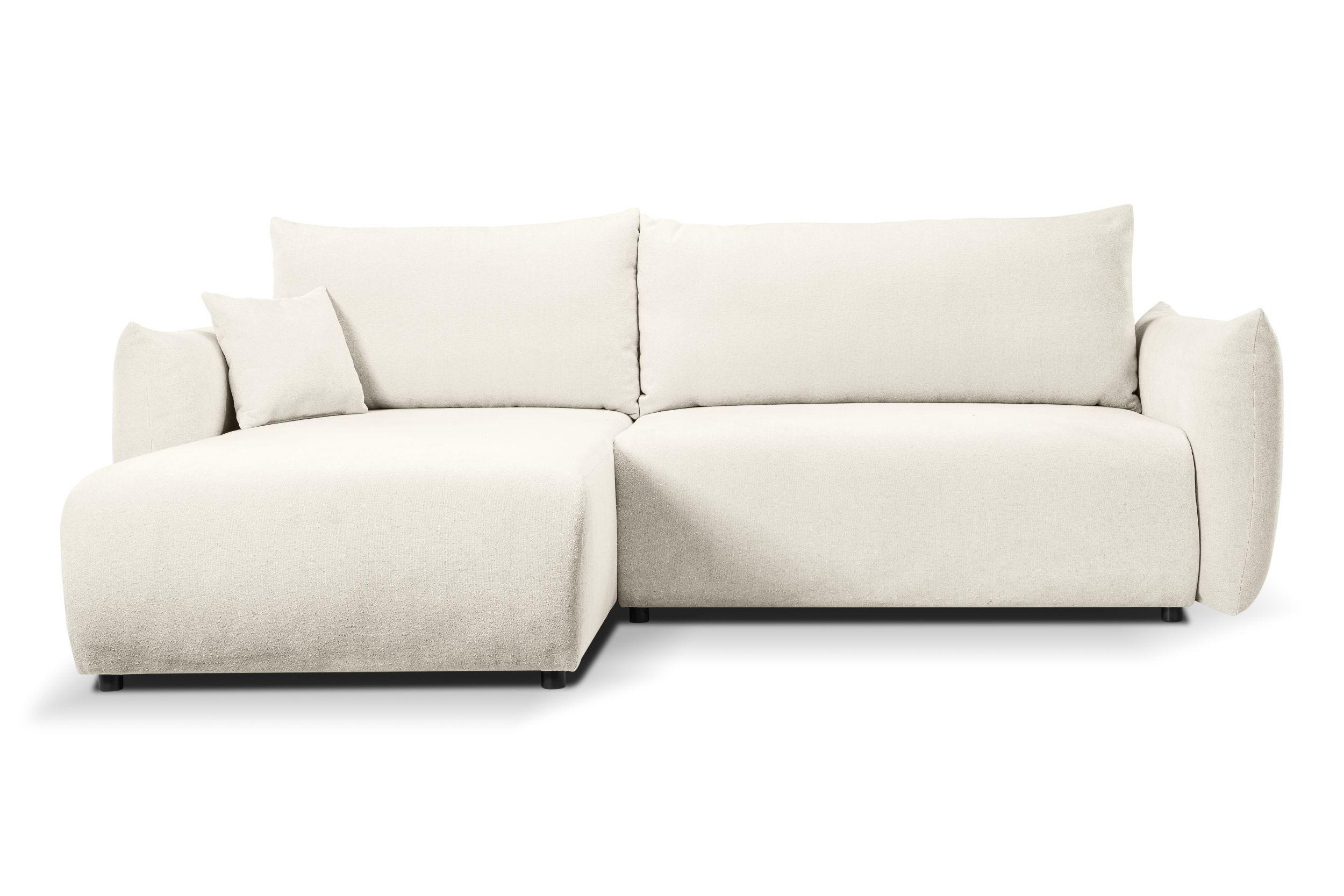ECKSOFA HALLORA - Ecru (Melody 14) - Ecru, Holzwerkstoff (257/177cm) - Möblo