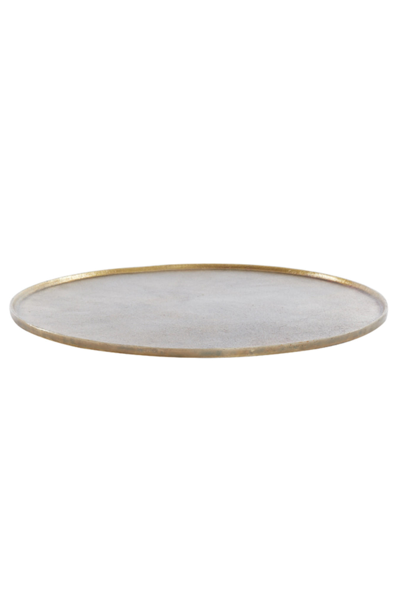 SCHALE Maes Bronze Ø60/1,5 cm - Bronzefarben, Metall (60/1.5cm) - Light & Living