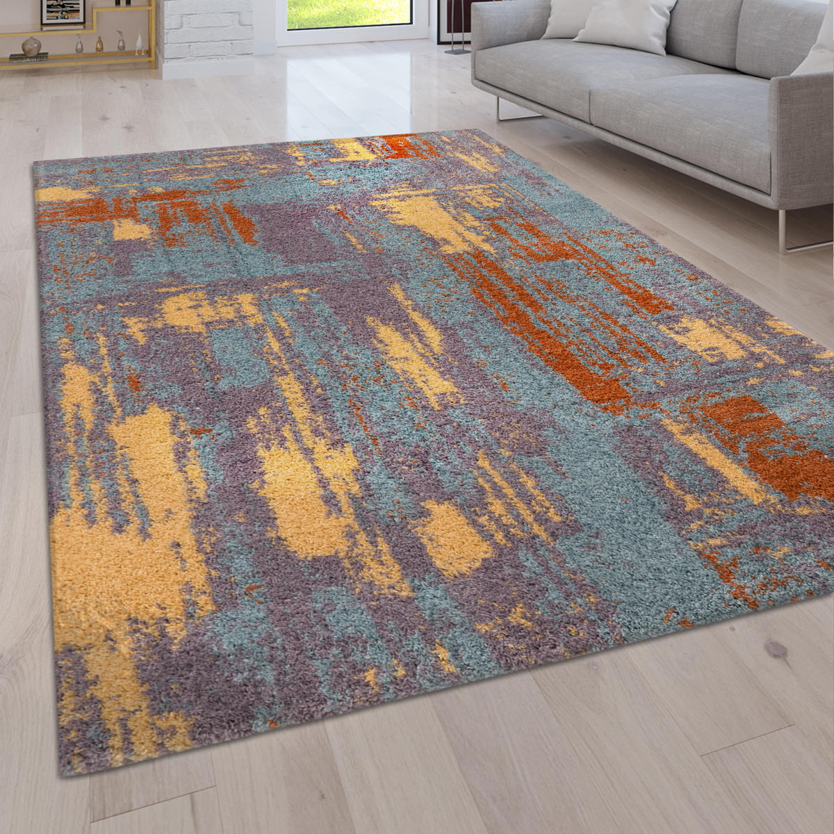 HOCHFLORTEPPICH 200/280 cm Padua 621 - Multicolor, Textil (200/280cm) - Paco Home
