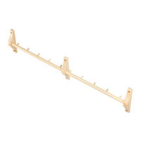 GARDEROBENLEISTE 104 cm - Transparent, Holz (22/6/104cm) - MSL wooden furniture