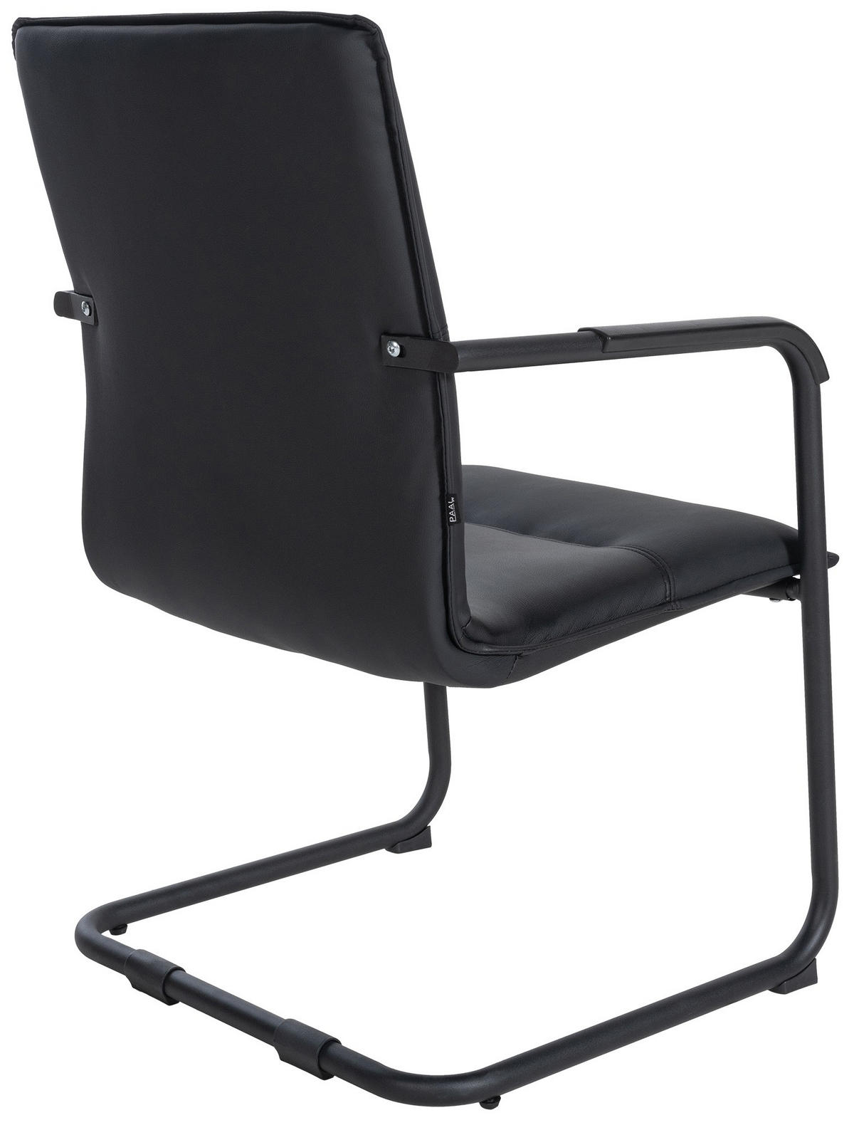 SCHWINGSTUHL Lederlook Schwarz/Schwarz - Schwarz, Textil/Metall (56/92/60cm) - CLP