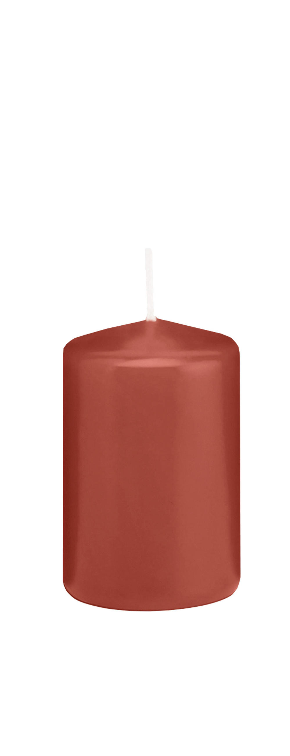 STUMPENKERZEN Ahorn Ø 58 x 100 mm, 16 Stück - Ahornfarben, Paraffin (6/10cm) - Wiedemann Kerzen