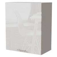 KÜCHENHÄNGESCHRANK Essen W2/60 Weiß Hochglanz / Weiß Matt 60 / 32,5 / 72cm - Weiß Hochglanz/Weiß, Holz/Holzwerkstoff (60/72/32.5cm) - Feldmann-Wohnen