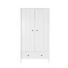 KINDERKLEIDERSCHRANK Allpin_2, 2-türig – ideal für das Kinderzimmer - Weiß, Holzwerkstoff (102/190/55cm) - RAUMHIRSCH FURNITURE