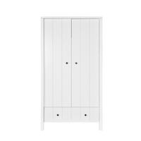 KINDERKLEIDERSCHRANK Allpin_2, 2-türig – ideal für das Kinderzimmer - Weiß, Holzwerkstoff (102/190/55cm) - RAUMHIRSCH FURNITURE