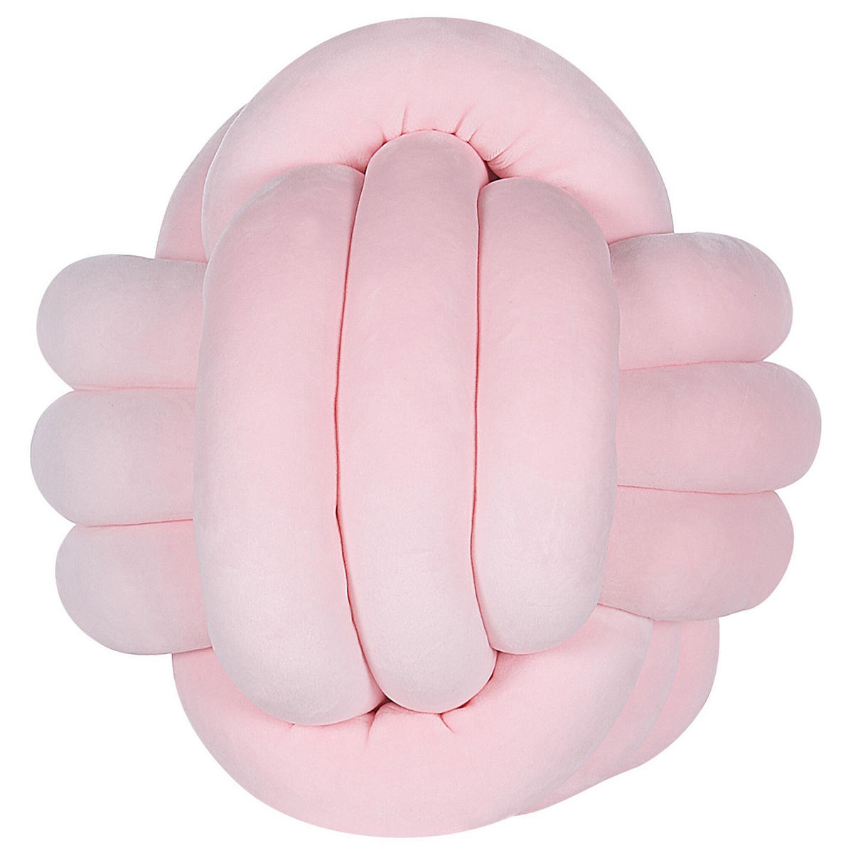 DEKOKISSEN Pastellrosa 30/30 cm Malni - Pink, Textil (30/30cm) - Beliani