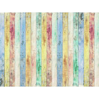 FOTOTAPETE Holzoptik 375 x 270 cm - Multicolor, Papier (375/270cm) - Sanders & Sanders