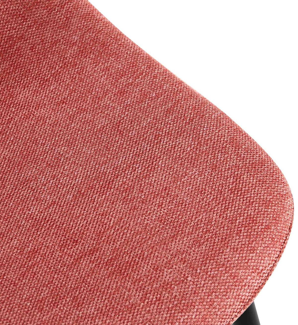 STUHL Stoff Orange - Schwarz/Orange, Textil/Metall (44/88/51cm) - CLP