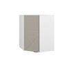 ECKHÄNGESCHRANK Fame-Line GrauBeige 57 cm - Weiß/Grau, Holzwerkstoff (57/72/34.1cm) - Vicco