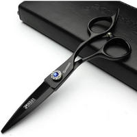 FRISEURSCHEREN Set 7+6 Zoll Edelstahl - Schwarz, Metall (6/1/17.7cm)