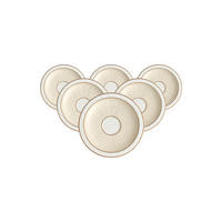 ESPRESSOUNTERTASSEN Ivoire weiß-gold ø 13 cm 6er Set - Goldfarben/Weiß, Keramik (13cm) - Villeroy & Boch