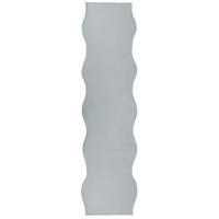 TEPPICH Hellgrau 80/300 cm Dawa - Hellgrau/Grau, Kunststoff (80/300cm) - Beliani
