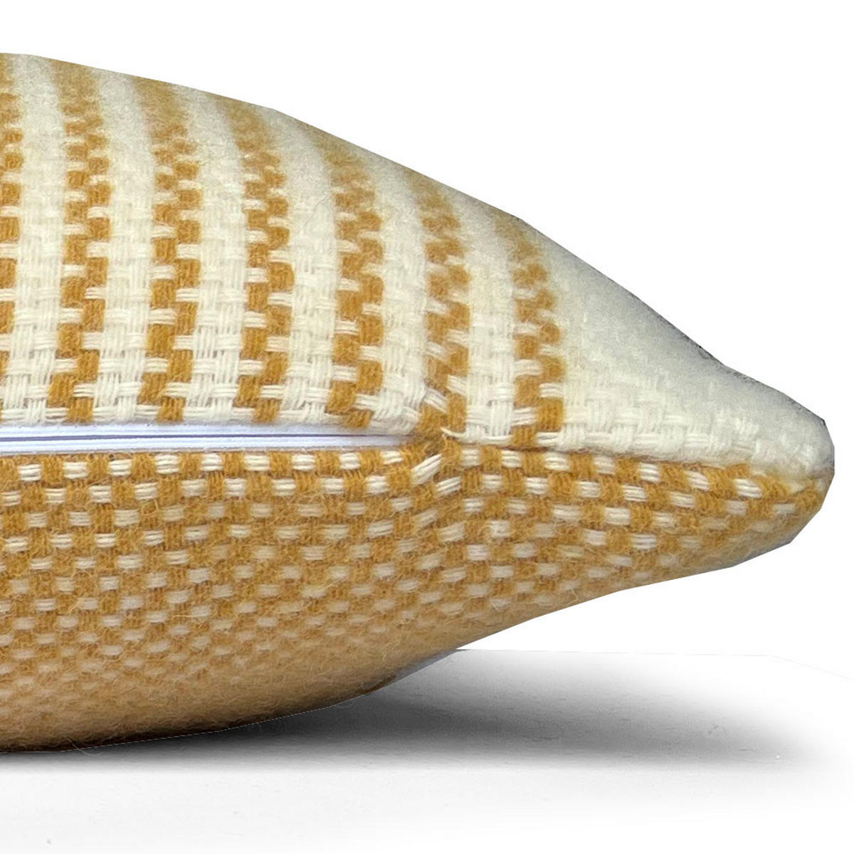 WOLLKISSEN Festlich gelb Rechteck 35x60 - Gelb, Textil (60/35/12cm) - Malagoon