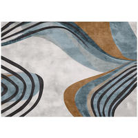 FOTOTAPETE Art Deco Abstrakt Grau 400x280 cm - Multicolor, Papier (400/280cm) - Wallarena