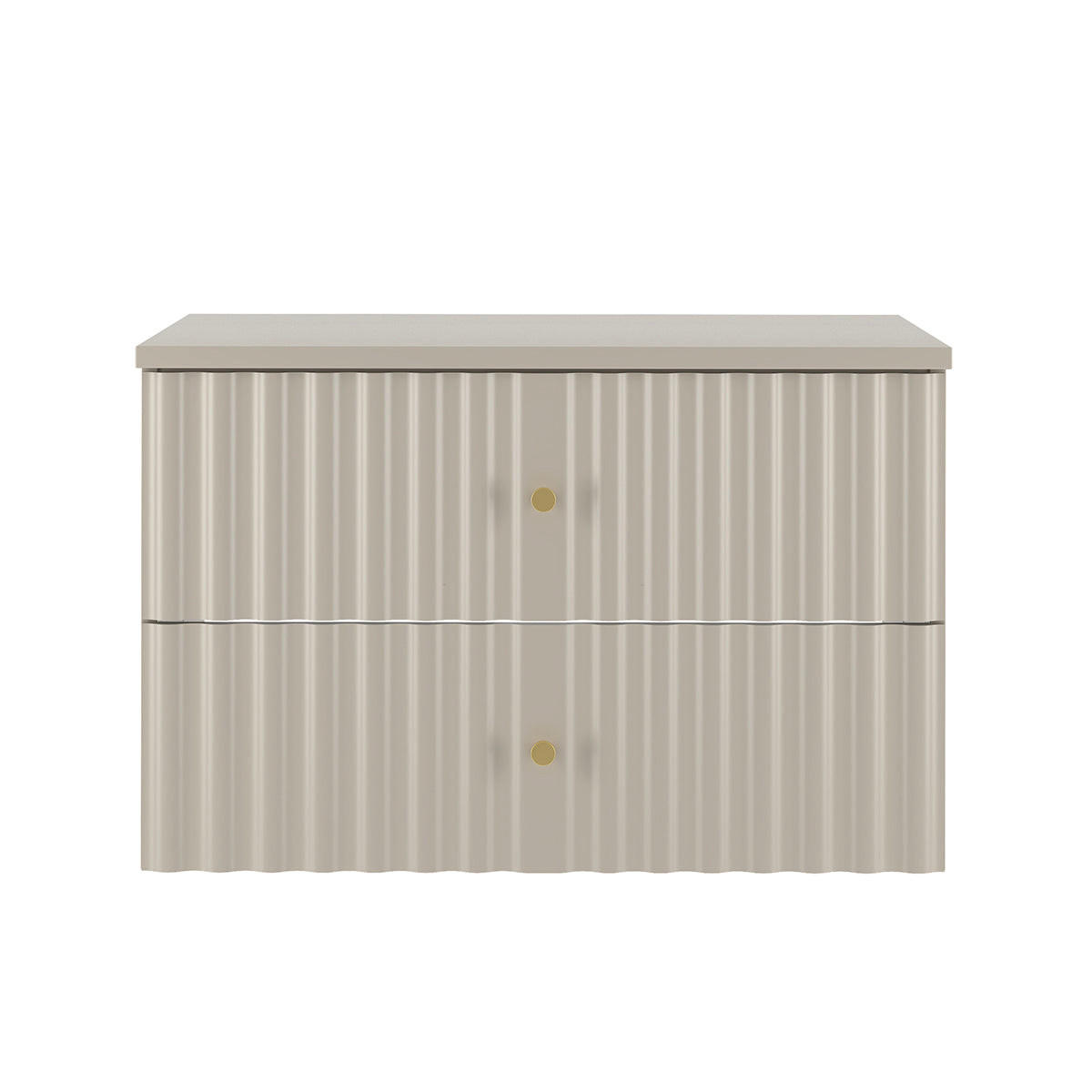 WASCHTISCHUNTERSCHRANK 80.6cm Izae Kaschmir - Beige, Holzwerkstoff (80.6/52.2/46.5cm) - Petits-meubles