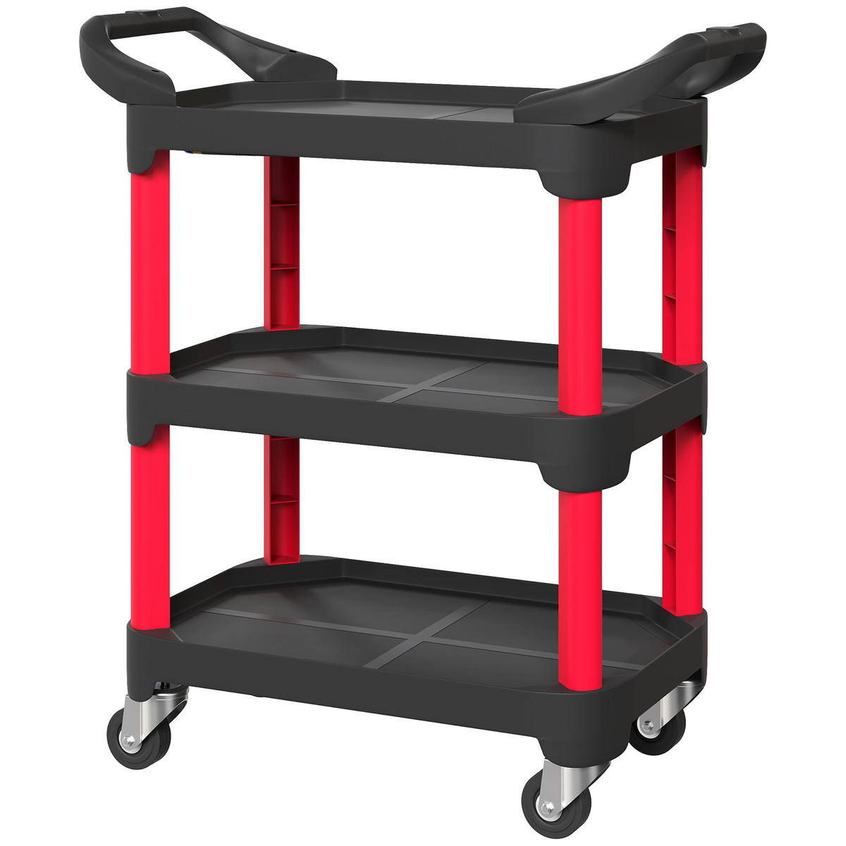 WERKZEUGWAGEN DE-09499 Schwarz - Rot, Kunststoff (43/96/81cm) - ComfortXL