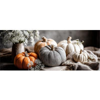 GLASBILD 125x50 cm Stillleben Herbst - Beige, Glas (125/50cm) - artissimo