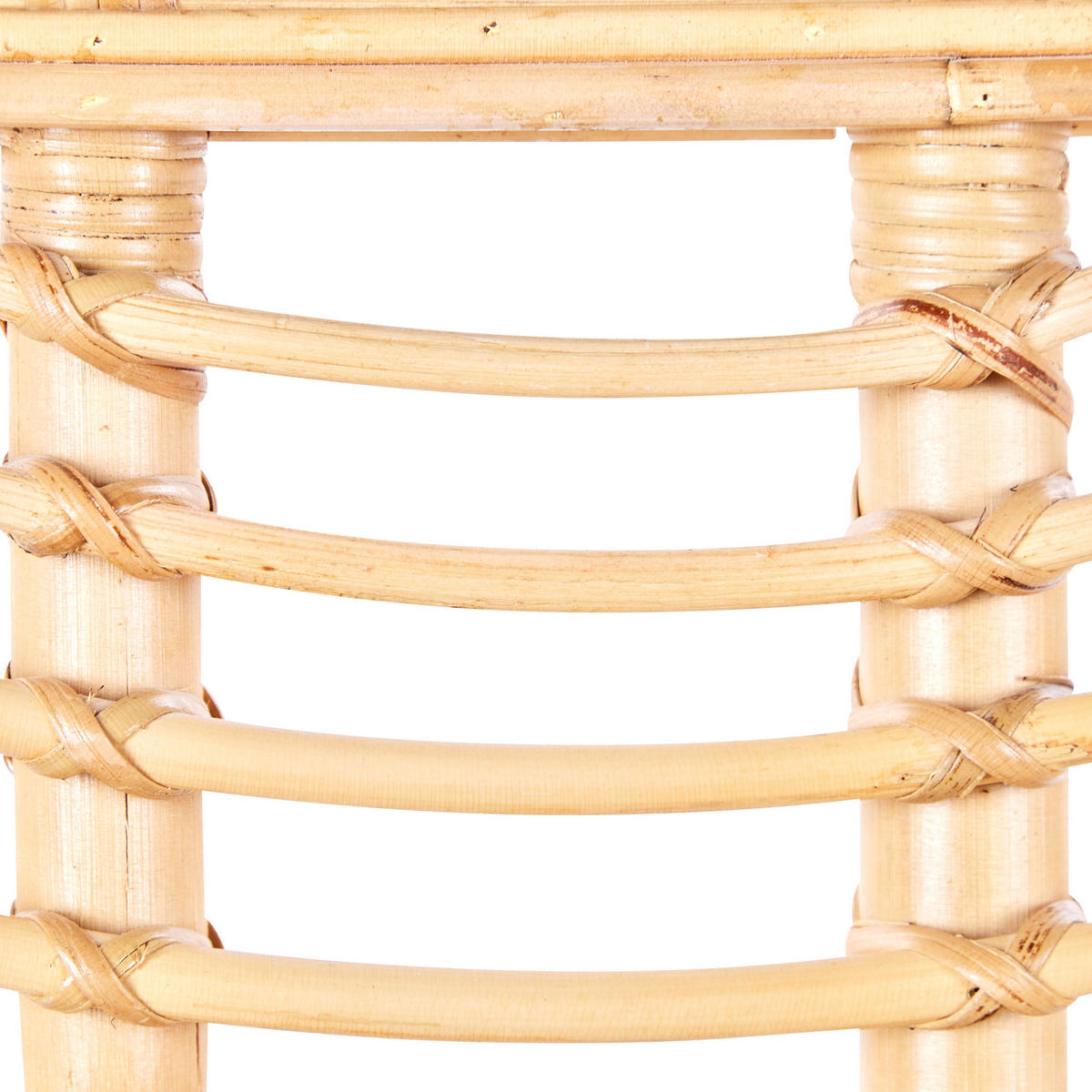 RATANOVÁ ŽIDLE Ratan Béžová Canora - béžová, kov/přírodní materiály (64/89/62cm) - Beliani
