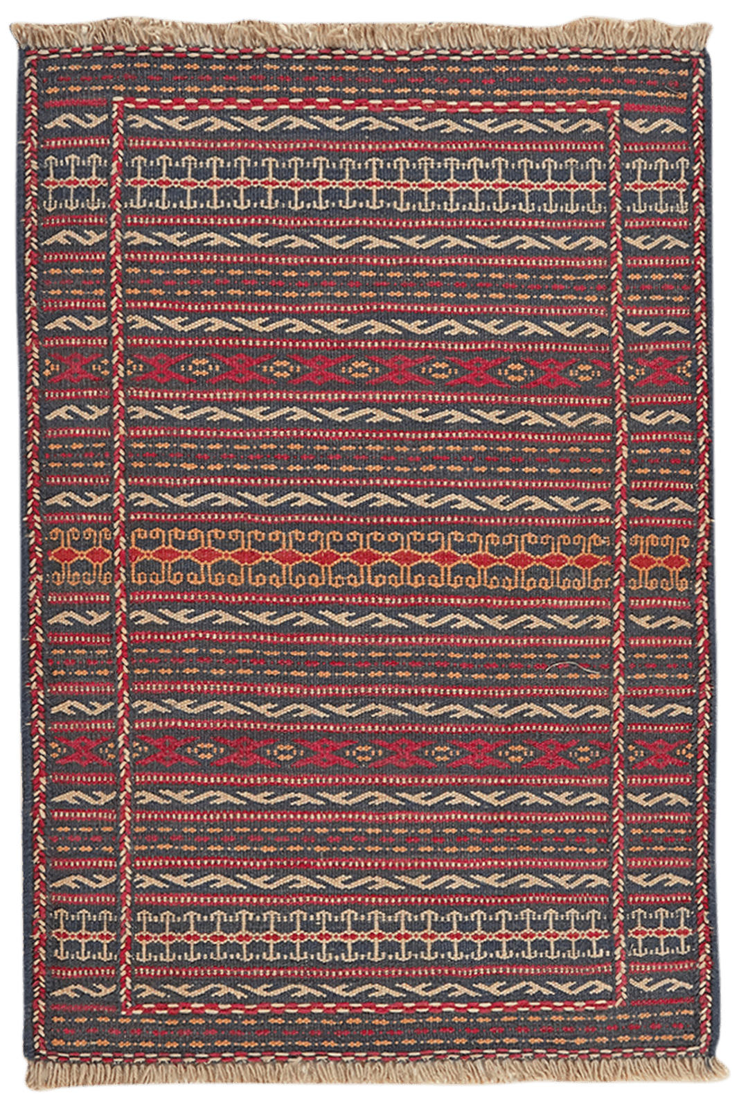Looma Kelim-Teppich Mehrfarbig 62x91 cm