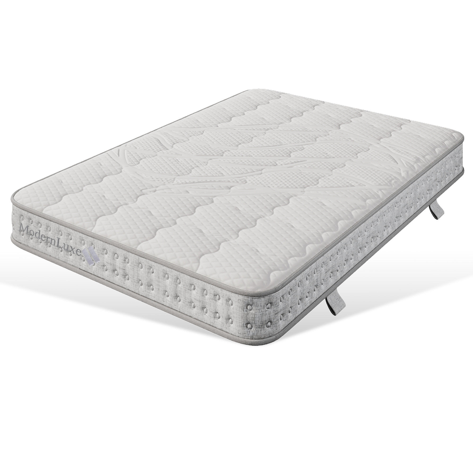 TASCHENFEDERKERNMATRATZE 140/200 cm Weiß H3 - Weiß, Textil (140/200cm) - Oxeza