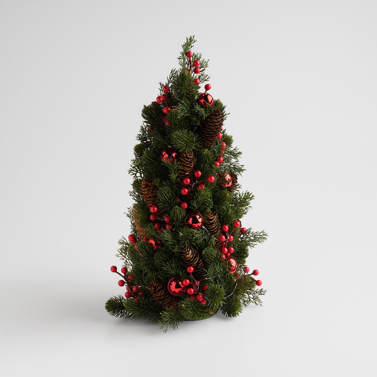 LED-MITTELSTÜCK Royal, Rot, 50x27 cm, Dekorative Weihnachtsdeko - Rot, Kunststoff (27cm) - home&you