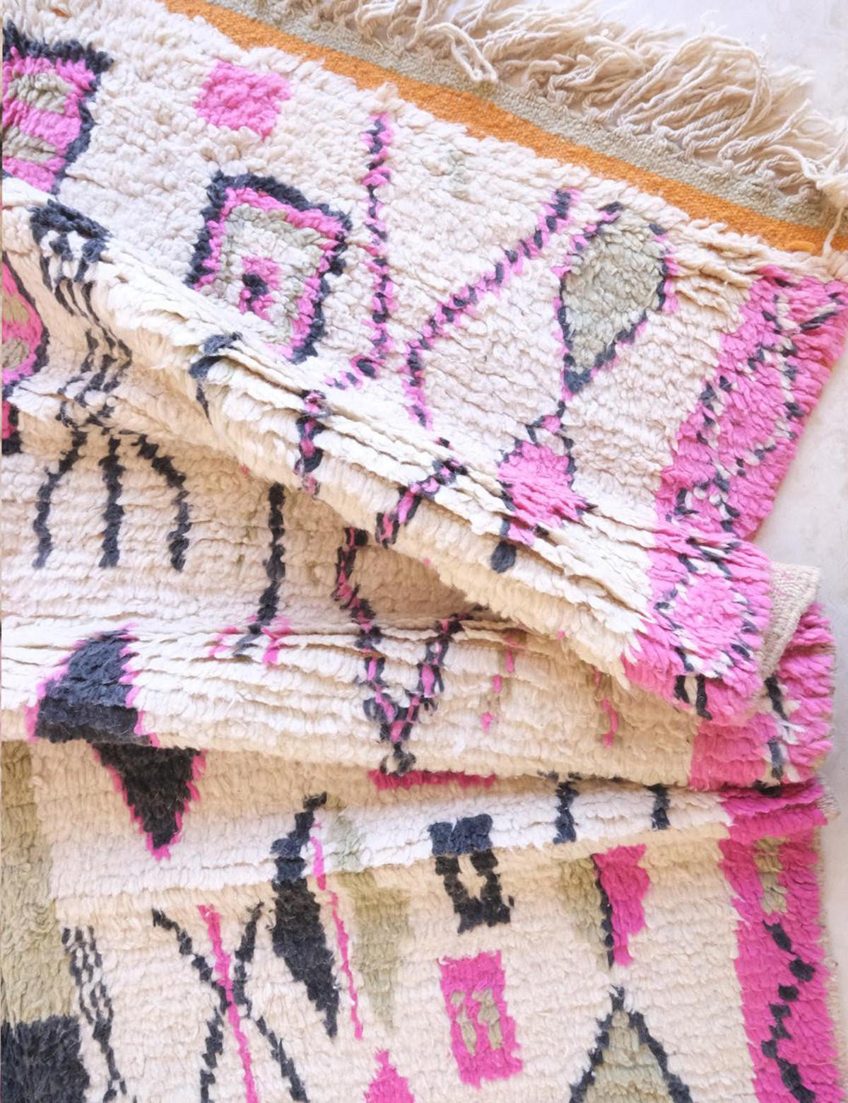 BERBERTEPPICH aus reiner Wolle 179x 274 cm - Multicolor, Naturmaterialien (179/274cm) - AFK Living