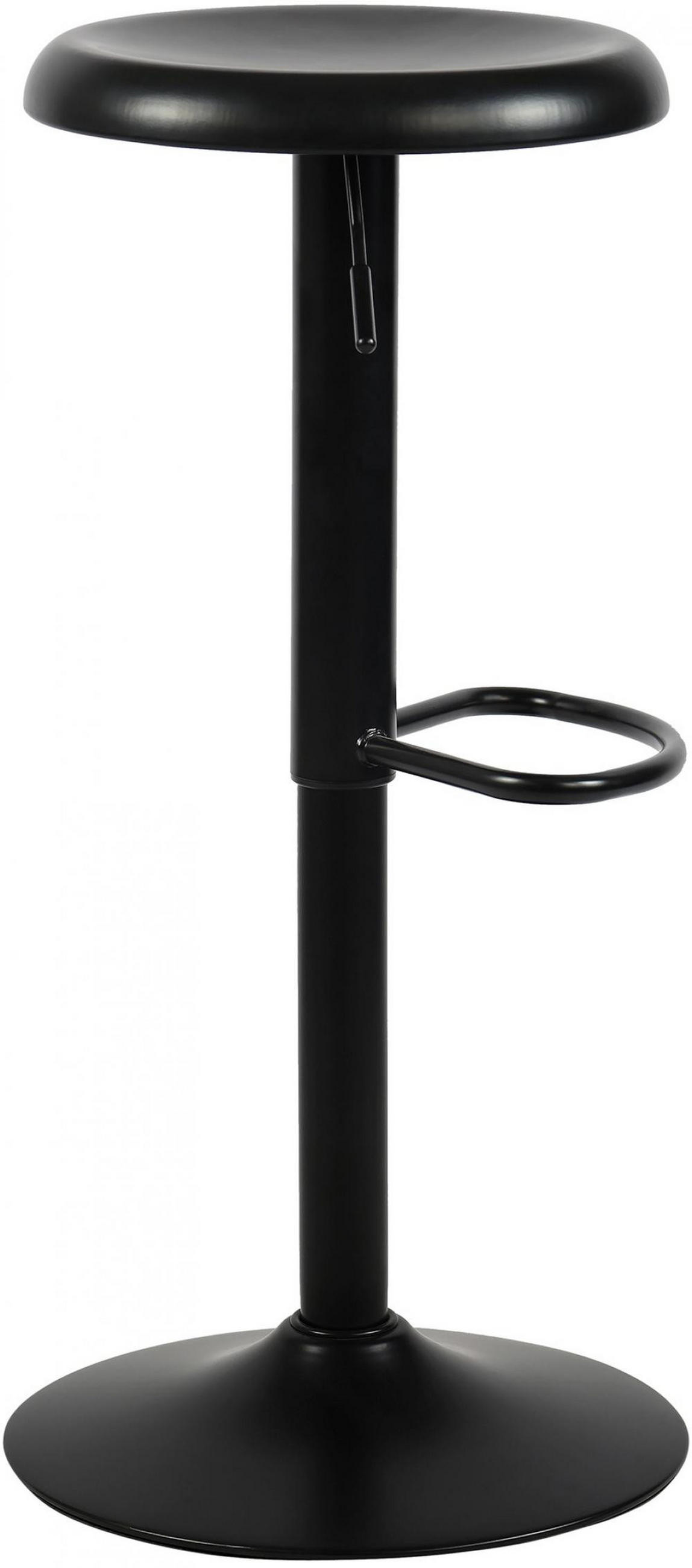 BARHOCKER Metall Schwarz - Schwarz, Metall (38.5/58/38.5cm) - CLP