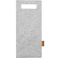FLASCHENTASCHE aus Filz - Hellgrau, Textil (17/1/40cm) - Miqio Design