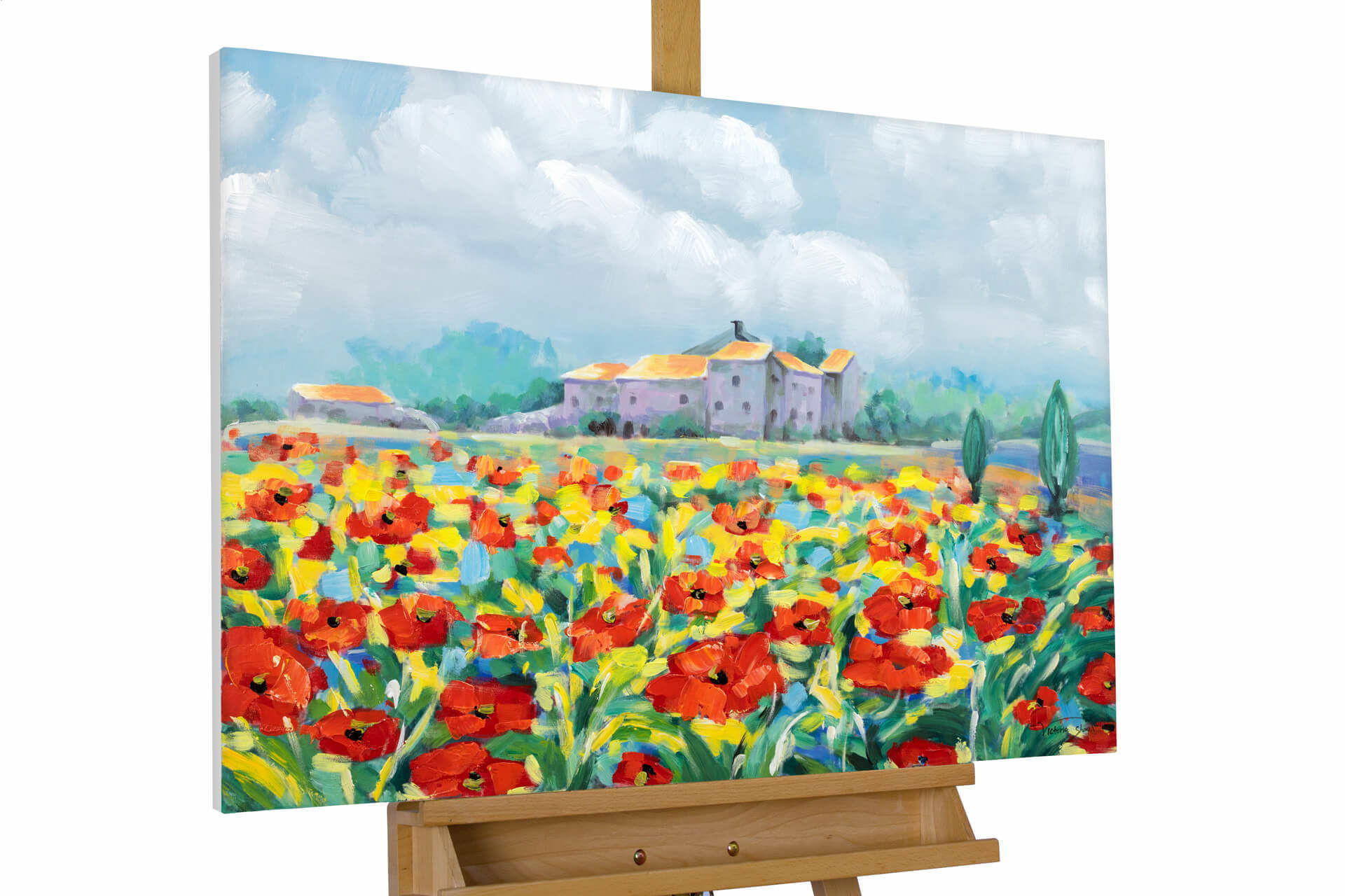 KUNSTLOFT RUČNĚ MALOVANÝ AKRYLOVÝ OBRAZ, 93/63 CM