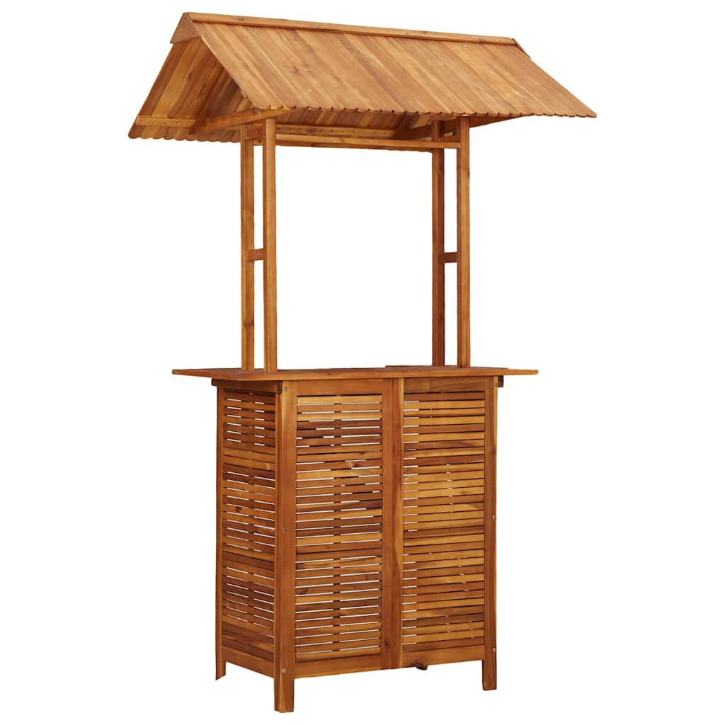 vidaXL Gartentisch Braun 106x217x122 cm