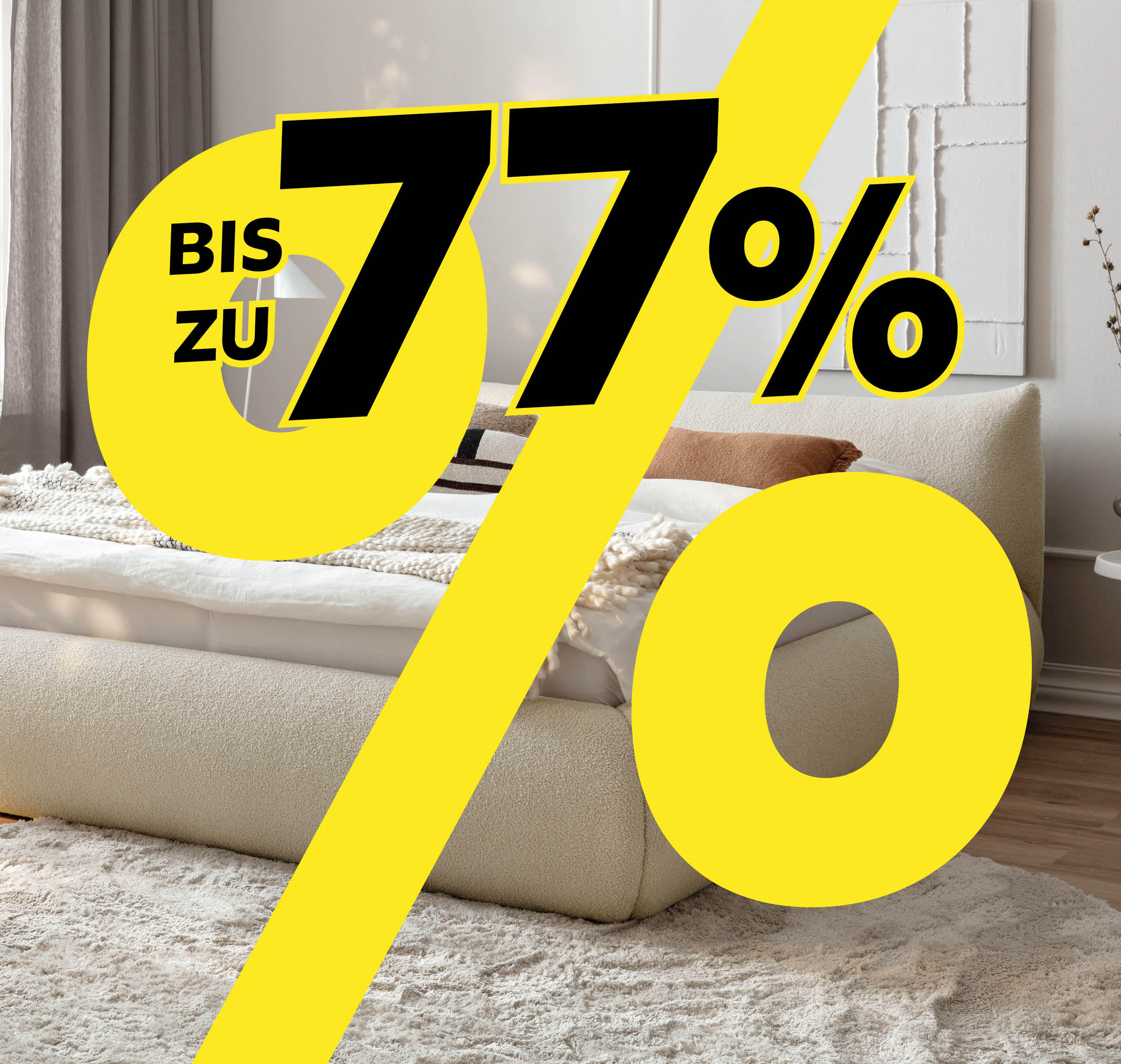Bis zu 77%