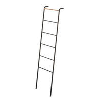 HANDTUCHLEITER mit 6 Sprossen - H160 cm - Schwarz, Metall (24/160/45cm) - Yamazaki