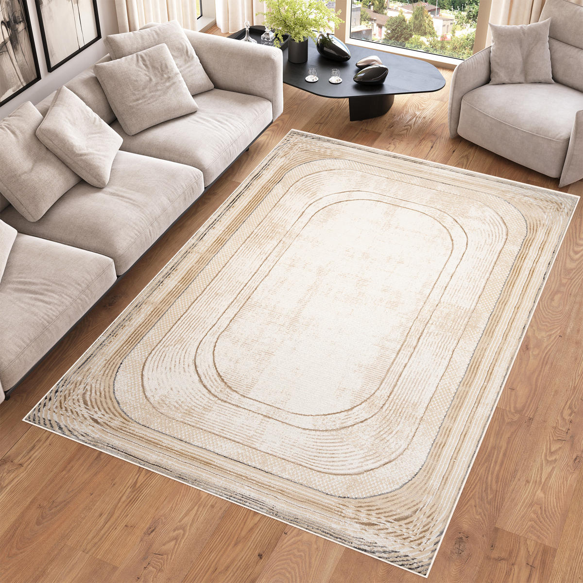 TEPPICH HERA Creme 200/300 cm - Creme, Textil (200/300cm) - Tapiso