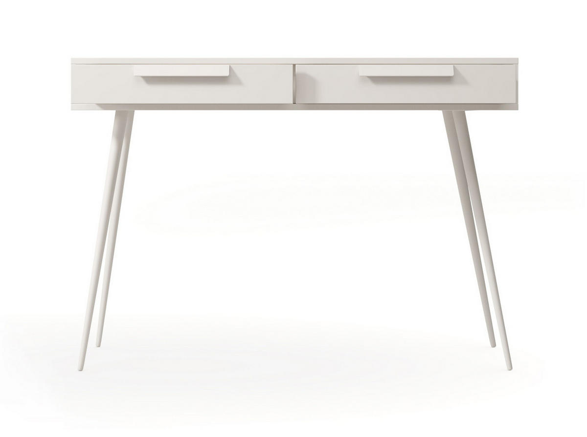 KONSOLENTISCH 110 cm Kaschmir Fabora, 2 Schubladen - Kaschmir, Holz/Metall (110/78/40cm) - Emporius