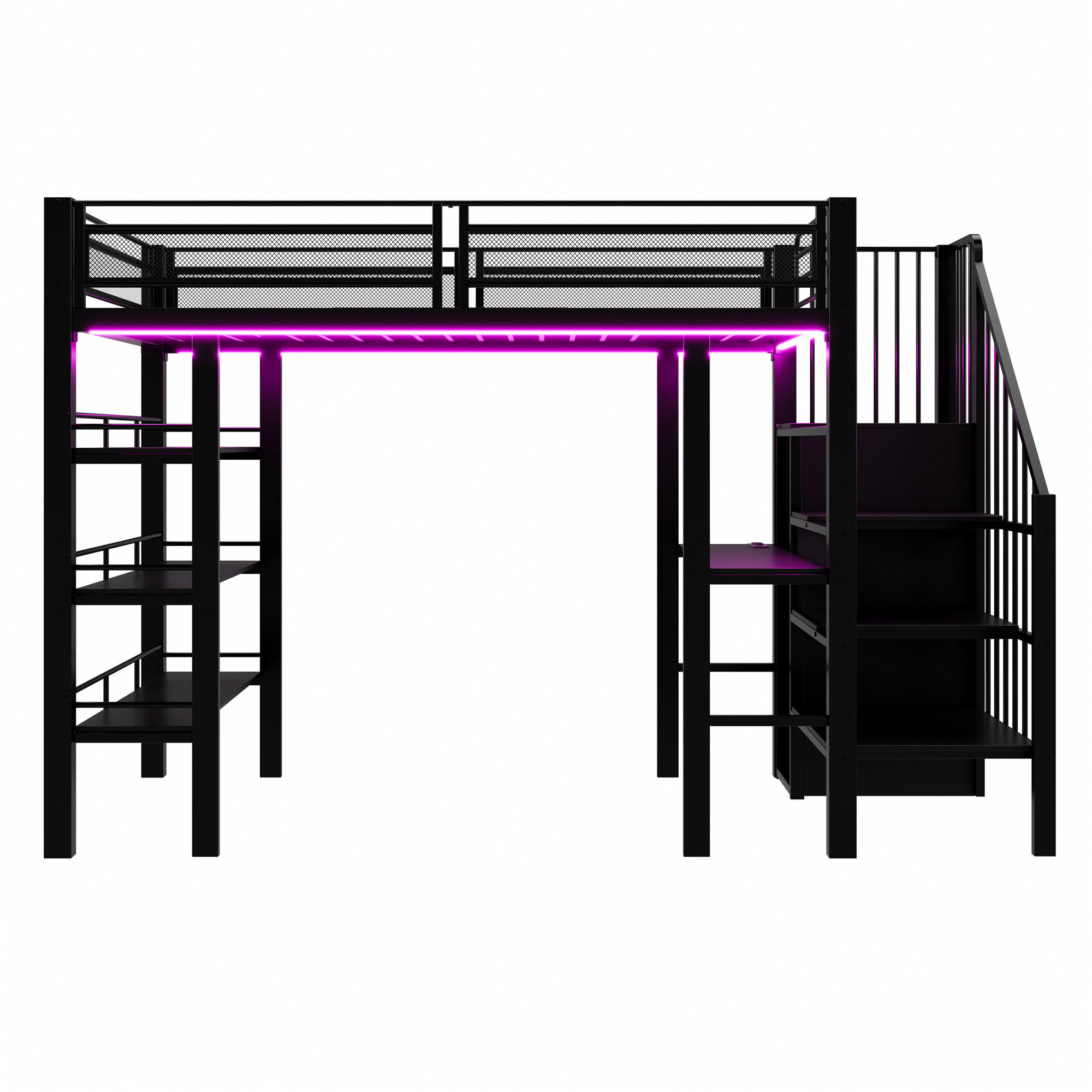 HOCHBETT Eisen 90/200 cm Schwarz - Schwarz, Metall - Raumix