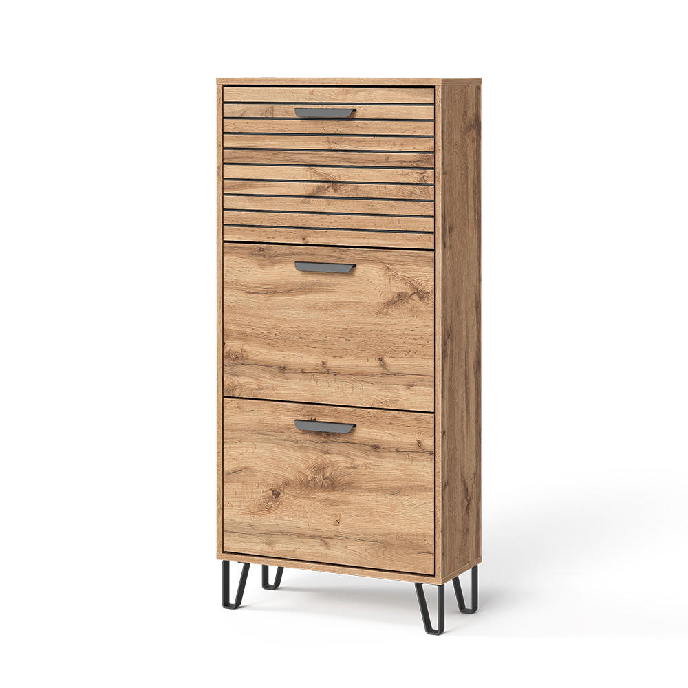 VÝKLOPNÍK NA BOTY Amber Dub Wotan - dub Wotan, kompozitní dřevo (62/130/25.1cm) - Vicco