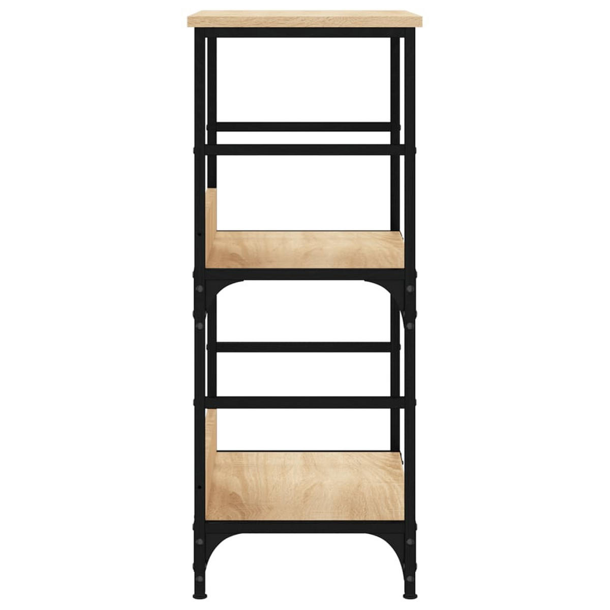 BÜCHERREGAL mit 2 Fächern 50/33/82 cm aus Holzwerkstoff Sonoma-Eiche Dekor - Sonoma Eiche, Holz (50/82/33cm) - vidaXL