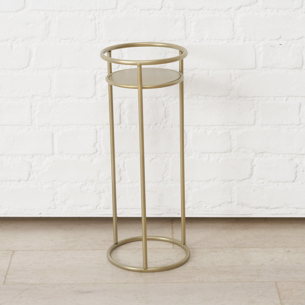 BLUMENSTÄNDER Metall Ricky 50-70 cm 3er-Set - Goldfarben, Metall (30/30/70cm) - Boltze Home