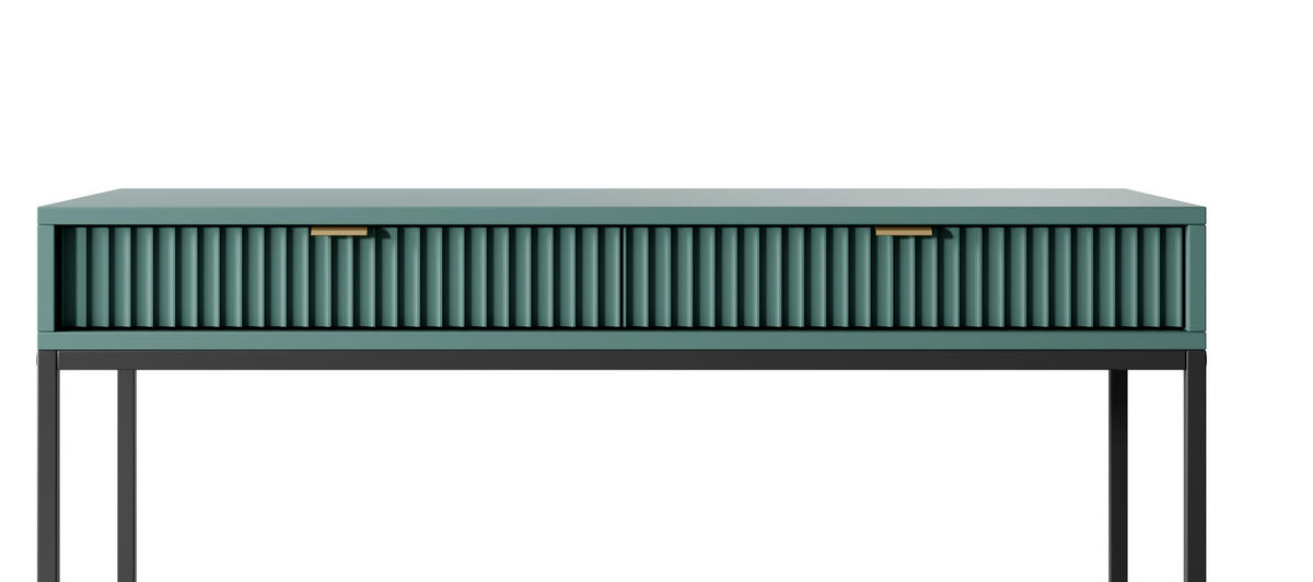 SCHMINKTISCH ZOVA Pastellgrün 104x77x50 cm Little table, Freistehend - Jadegrün/Pastellgrün, Holzwerkstoff/Metall (50/104/77cm) - DomoHome