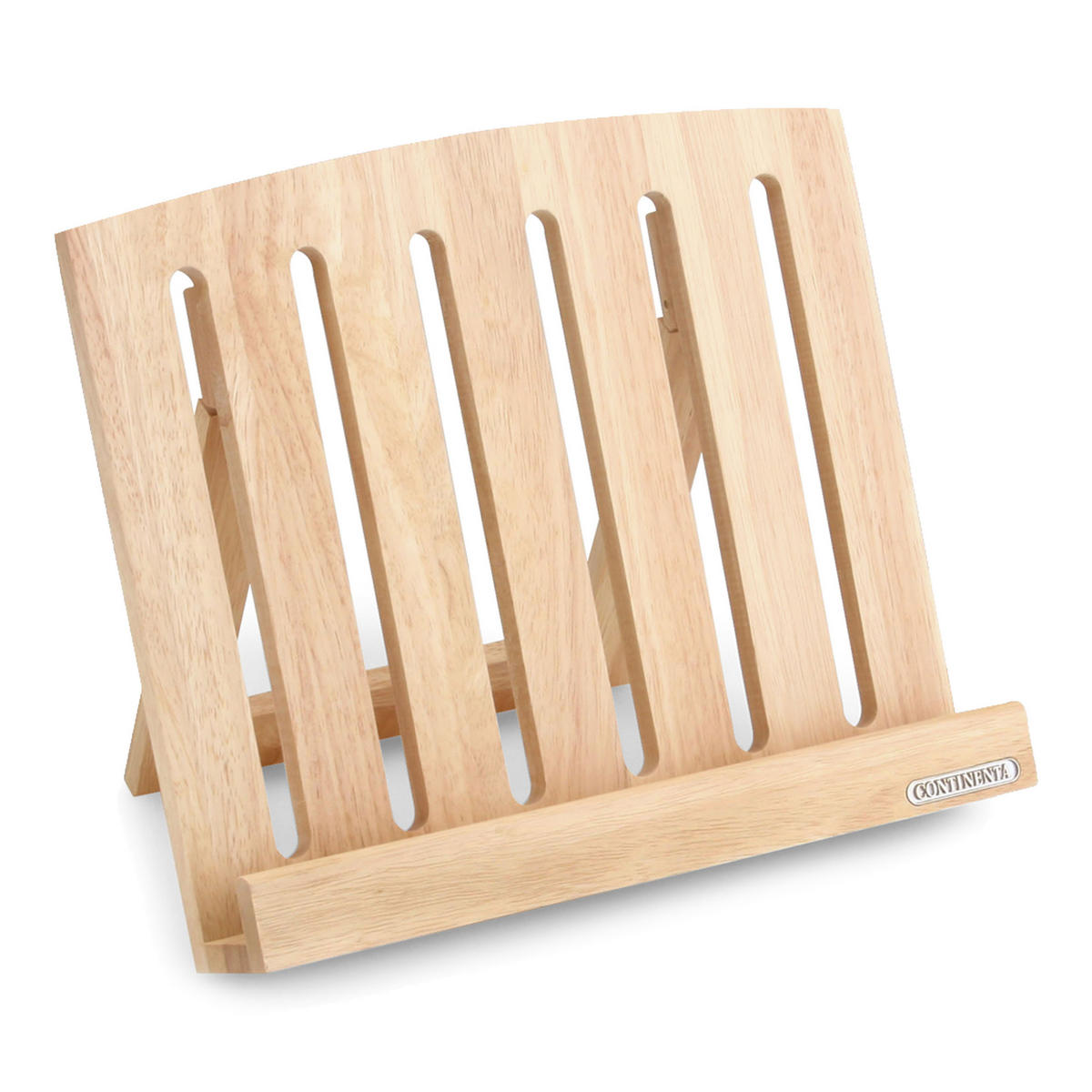 KOCHBUCHHALTER, Gummibaumholz - Braun, Holz (24/5/29cm) - Continenta