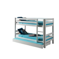 ETAGENBETT PINO Weiß 106x210x140 cm - Weiß, Holz - FURNLUX